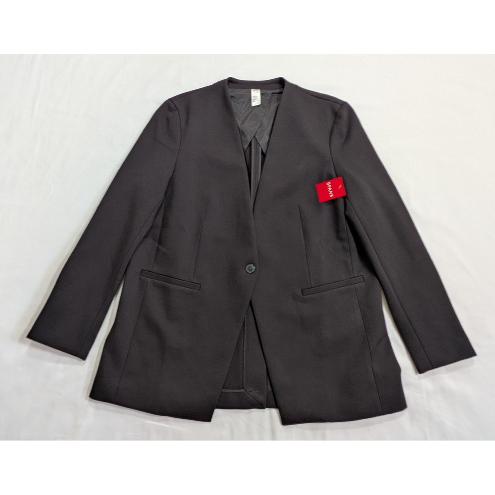 Spanx Perfect Collarless Blazer Classic Black Large L - NWT